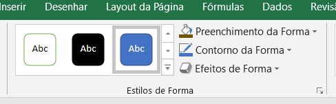 Preenchimento de forma - COMO CRIAR PALETA DE CORES EXATAS NO EXCEL