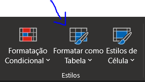 tabela - COMO FAZER UMA LISTA SUSPENSA AUTOMÁTICA NO EXCEL