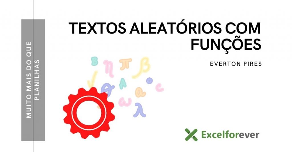 Textos aleatórios no Excel