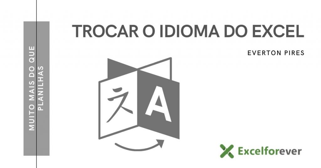 Trocar o idioma no Excel