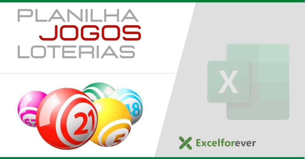 Planilha jogos aleatórios no Excel