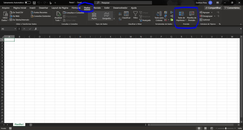 Como encontrar o atingir metas - COMO UTILIZAR O ATINGIR METAS NO EXCEL