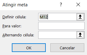 Caixa atingir metas - COMO UTILIZAR O ATINGIR METAS NO EXCEL