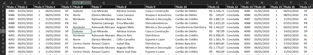 tela títulos - CHECAR CABEÇALHOS COM FUNÇÃO SE NO EXCEL