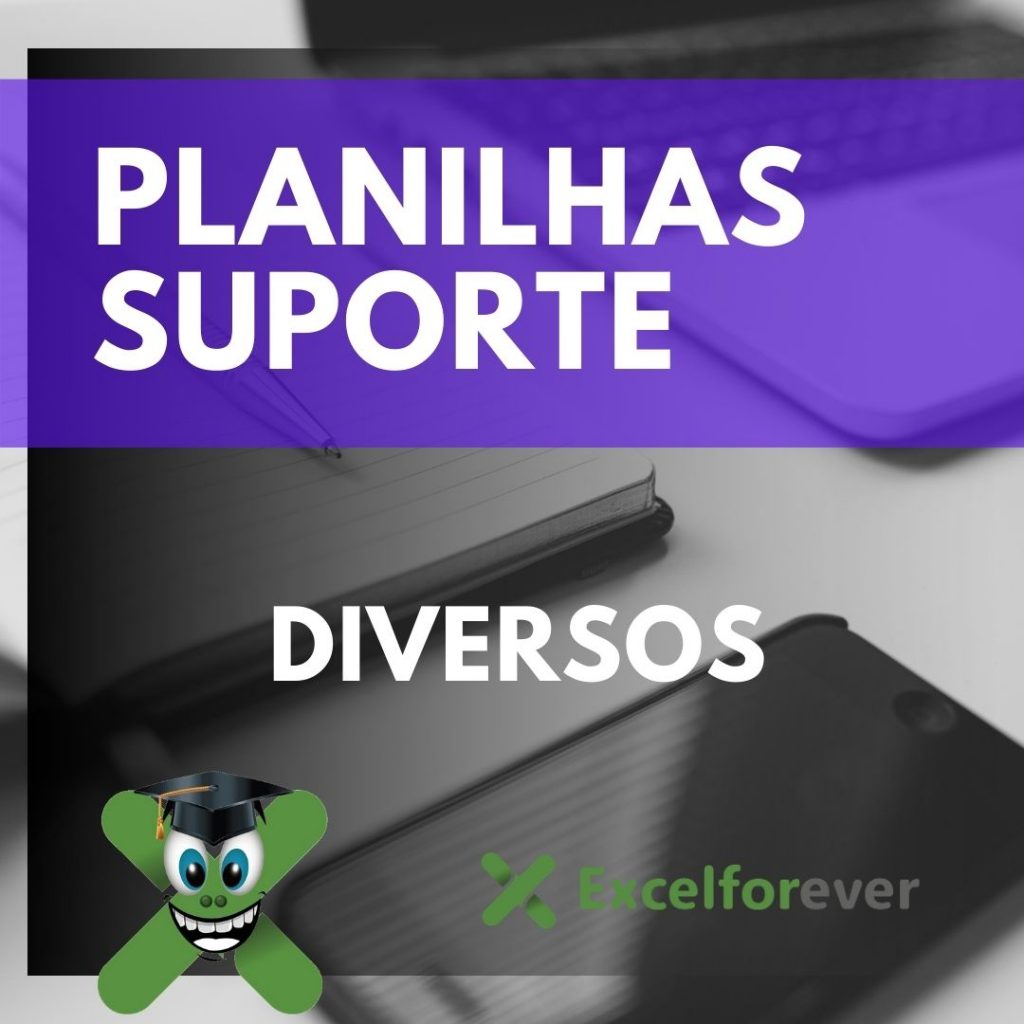 Planilhas suporte diversos