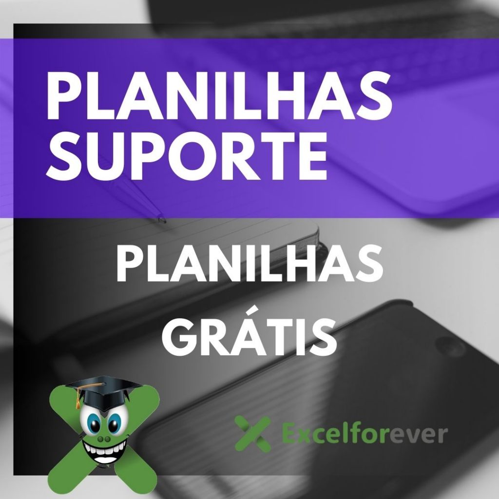 Suporte planilha grátis