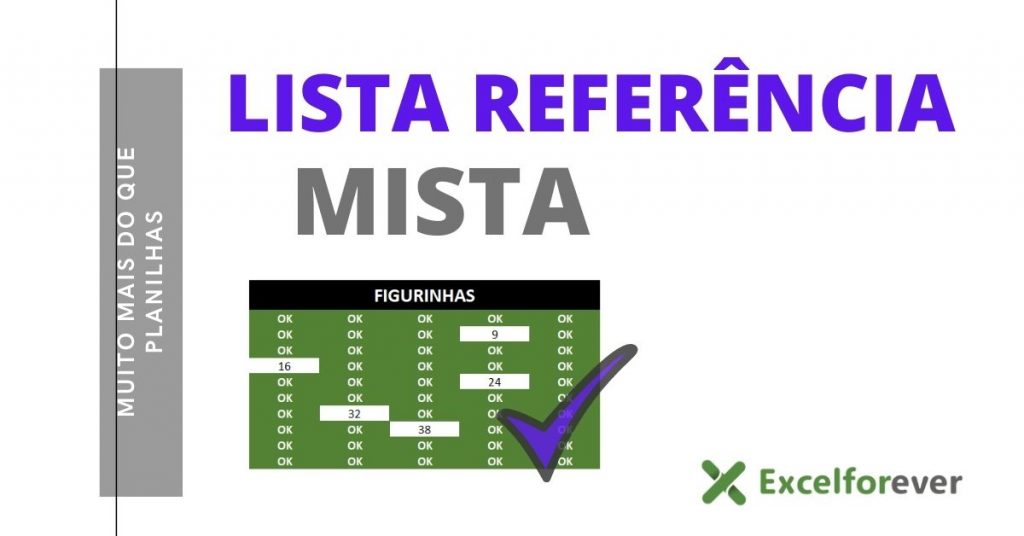 Lista suspensa com referência mista