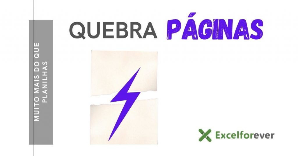 Quebra de páginas no Excel