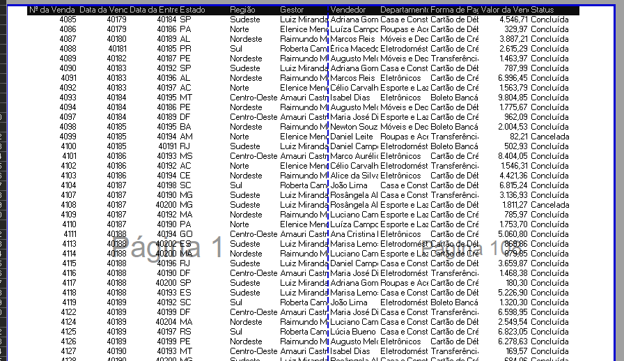 Quebras de páginas - COMO APLICAR QUEBRA DE PÁGINAS NO EXCEL