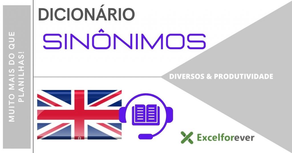 Dicionário de sinônimos no Excel