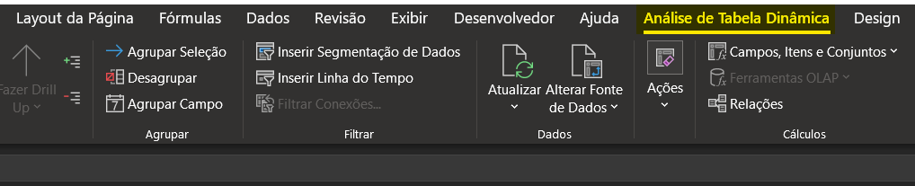 Guia análise da tabela dinâmica - COMO AGRUPAR DATAS NA TABELA DINÂMICA