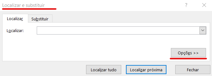 Caixa localizar e substituir - LOCALIZAR FORMATO PERSONALIZADO NO EXCEL