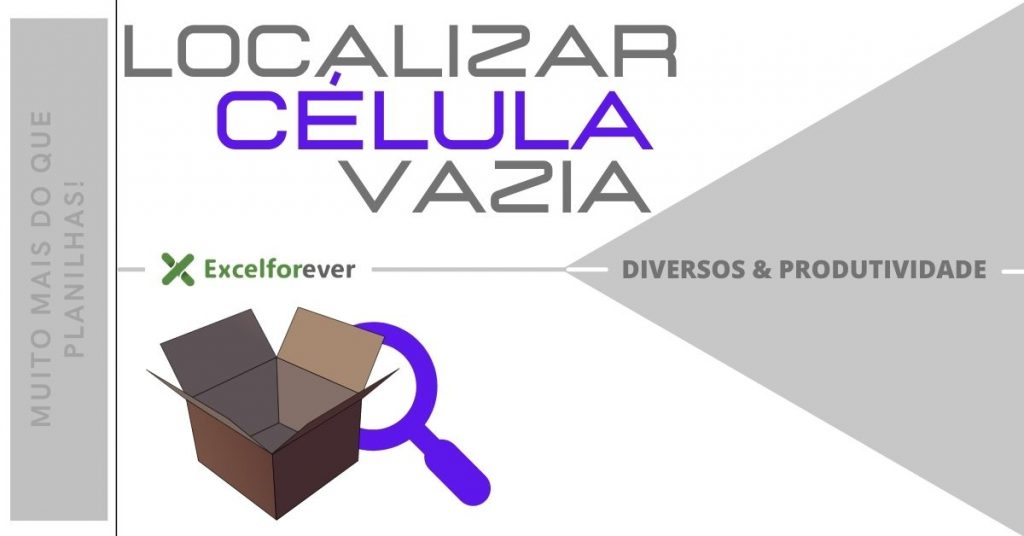 Localizar células vazias no Excel