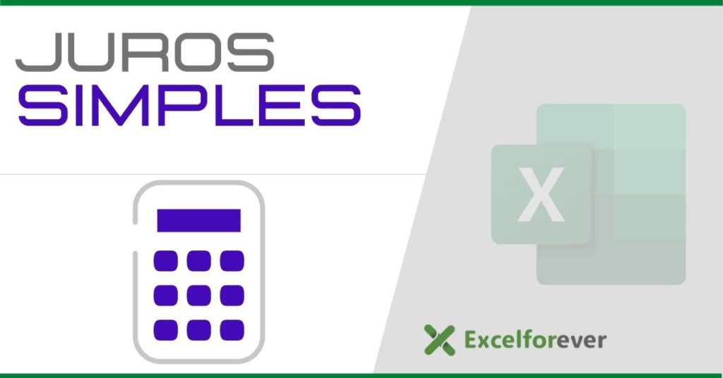 Juros simples no Excel