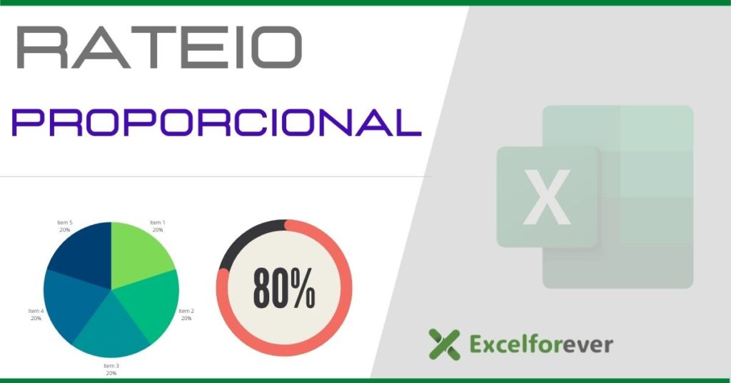 Rateio proporcional no Excel