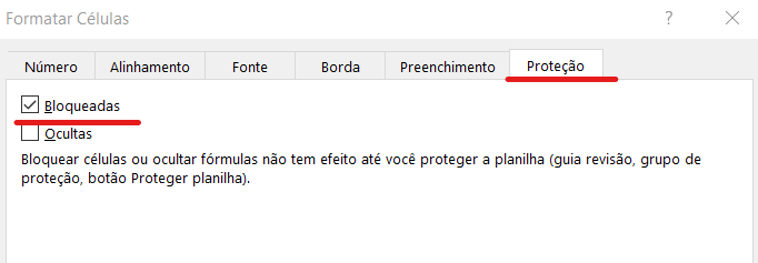 Bloquear células - BLOQUEAR EXCLUSÃO DE COMENTÁRIO NO EXCEL