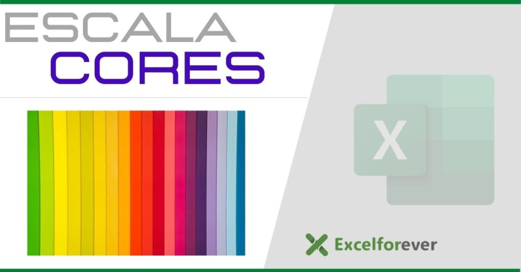 Contato de clientes com escala de cores no Excel