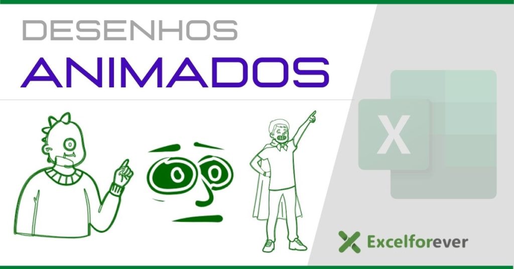 Pessoas de desenhos animados no Excel