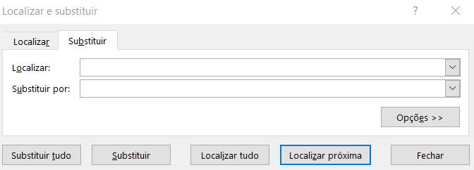 SUBSTITUIR AVANÇADO NO EXCEL