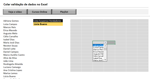 Validação de dados sem formatos