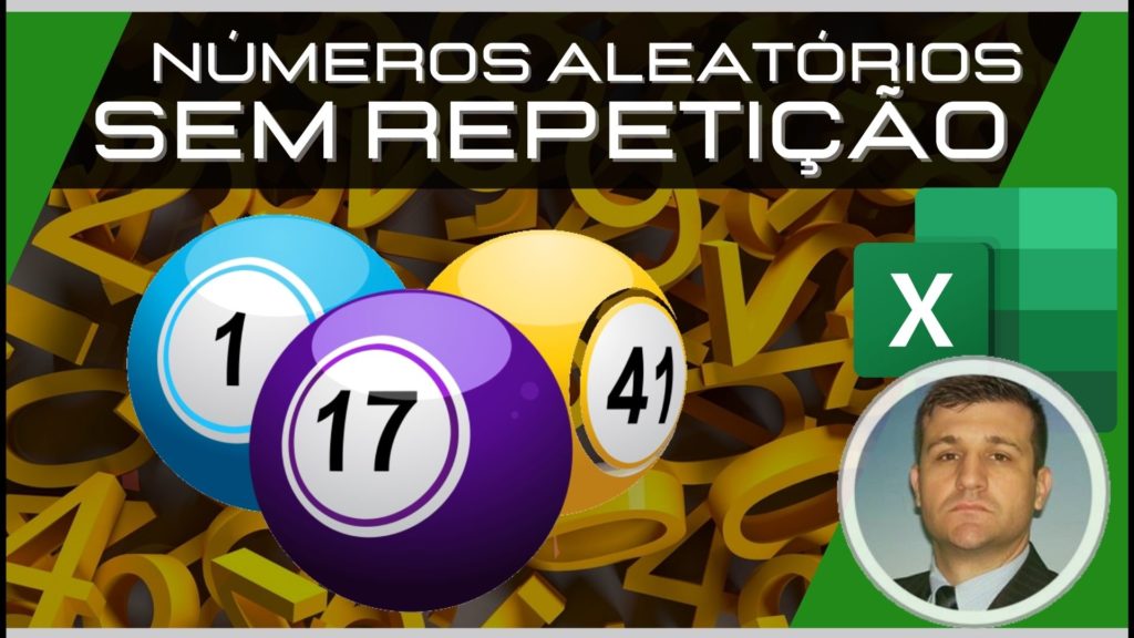 Números aleatórios sem repetição no Excel