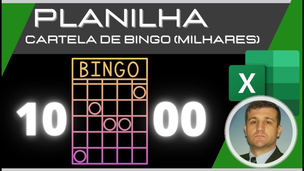 Planilha cartela de bingo (milhares)