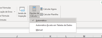 Cálculo automático - Configurar opções de cálculo no Excel