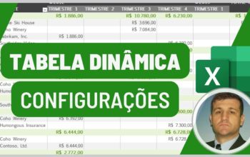 Configurações de tabelas dinâmicas no Excel(1)