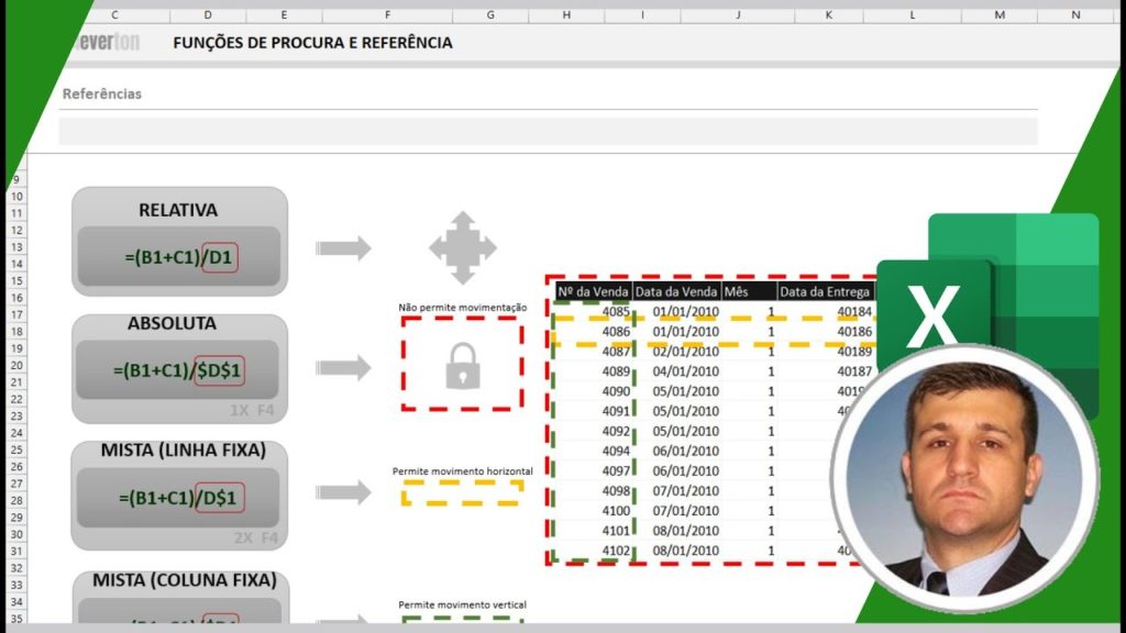 Nomear células e intervalos no Excel