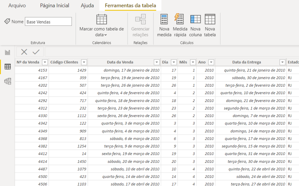 COLUNA ÍNDICE NO POWER BI