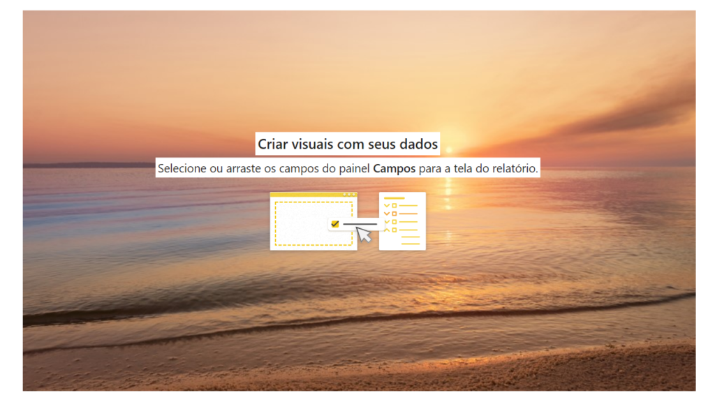 Criar visuais com seus dados