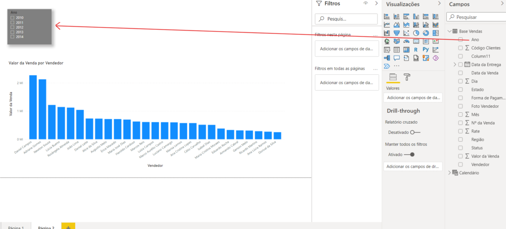 Listas - LISTA SUSPENSA NO POWER BI