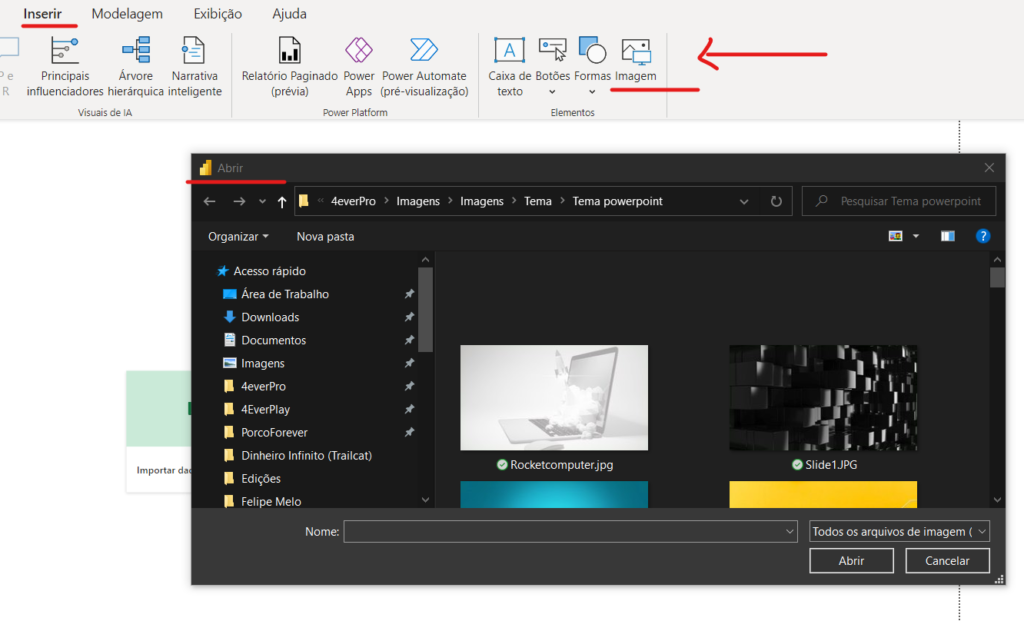 UTILIZAR IMAGENS NO POWER BI